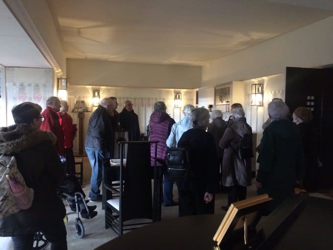 Group of people attending a BSL Act 2015 event in Scotland.